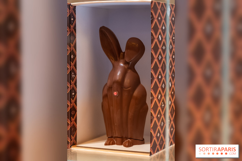 L'oeuf de Pâques gaufrette et chocolats du Ritz Paris le Comptoir