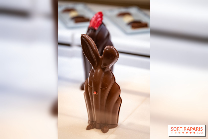 L'oeuf de Pâques gaufrette et chocolats du Ritz Paris le Comptoir