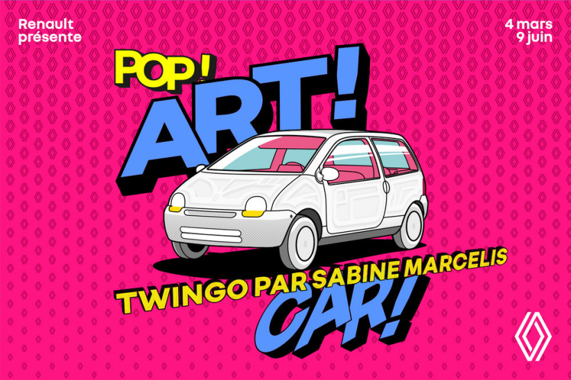 Pop Art Car - défilé renault® - SORTIR APARIS PAPARTCAR 1500x1000 TWINGO