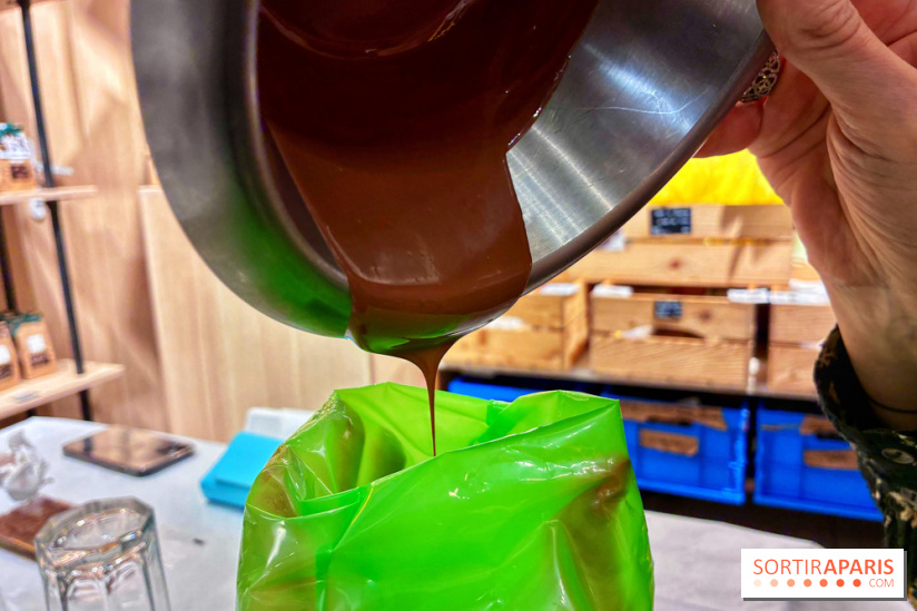 Atelier fabrication de tablettes Mon Jardin Chocolaté