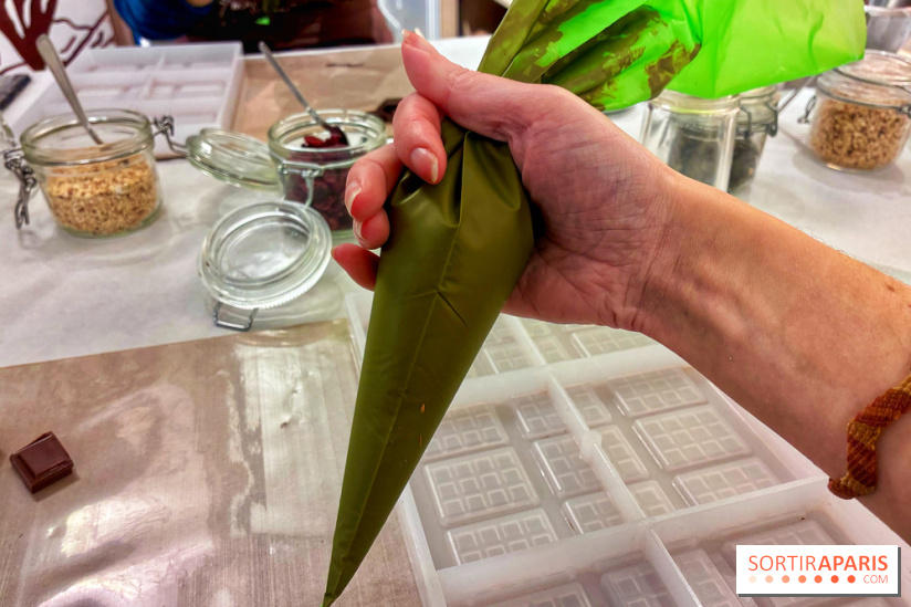Atelier fabrication de tablettes Mon Jardin Chocolaté