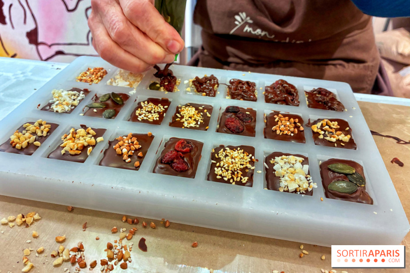 Atelier fabrication de tablettes Mon Jardin Chocolaté
