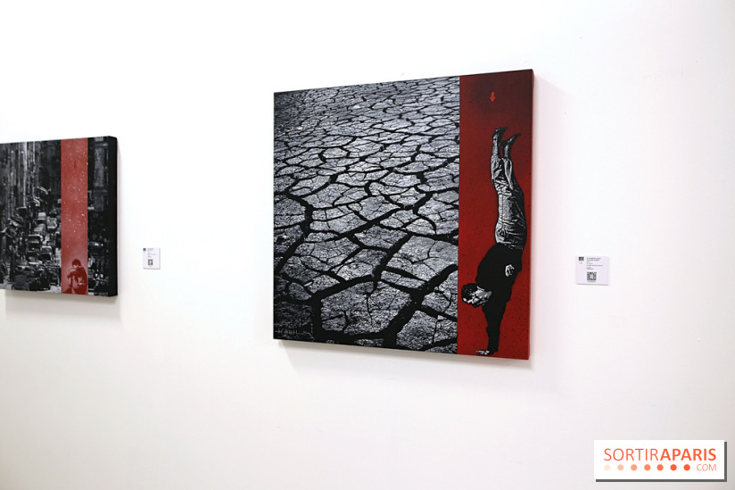 Interstices : nos photos de l'exposition gratuite et inédite de Jef Aérosol dans le 13e à Paris