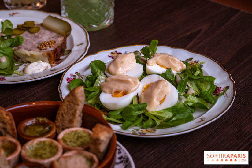 L'Auberge Nouvelle restaurant à Tremblay-sur-Mauldre dans les Yvelines - photos - oeufs mayonnaise