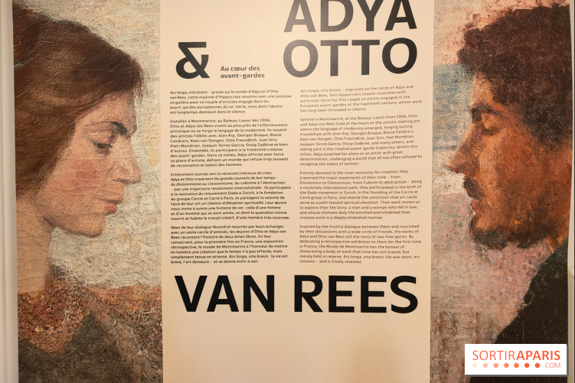 Adya & Otto van Rees. Au cœur des avant-gardes : l'exposition du musée de Montmartre