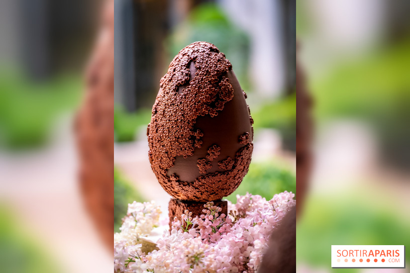L'Oeuf de Pâques floral du George V Paris 2026 par Michael Bartocetti - les photos
