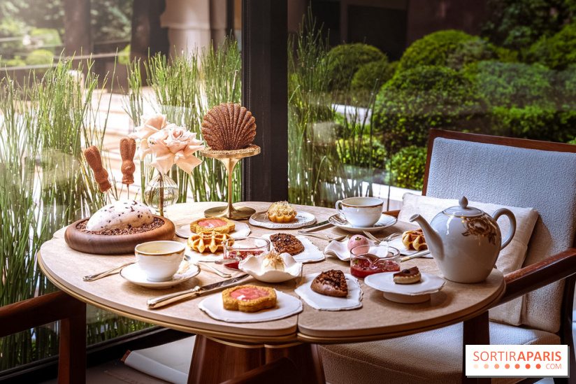L'Oeuf de Pâques floral du George V Paris 2026 par Michael Bartocetti - les photos  - tea time de Pâques 
