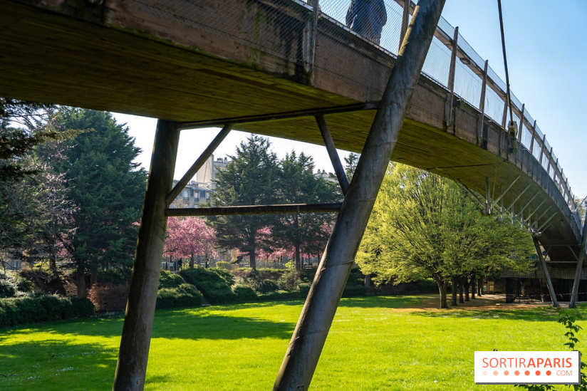 Les pommiers et cerisiers en fleurs du Jardin de Reuilly, Parc de Reuilly à Paris 12e - photos  - parc