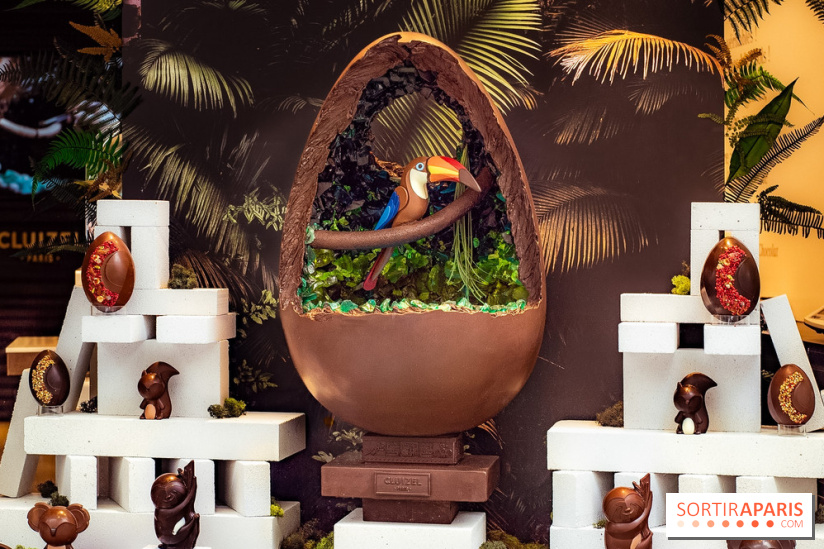 Pâques chez Cluizel Paris 2026, le Toucan et les plantations Mokaya à l'honneur - photos