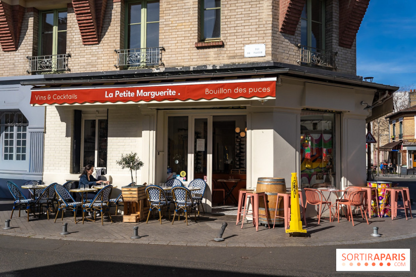La Petite Marguerite, bouillon des puces de Saint-Ouen 93 - photos - terrasse
