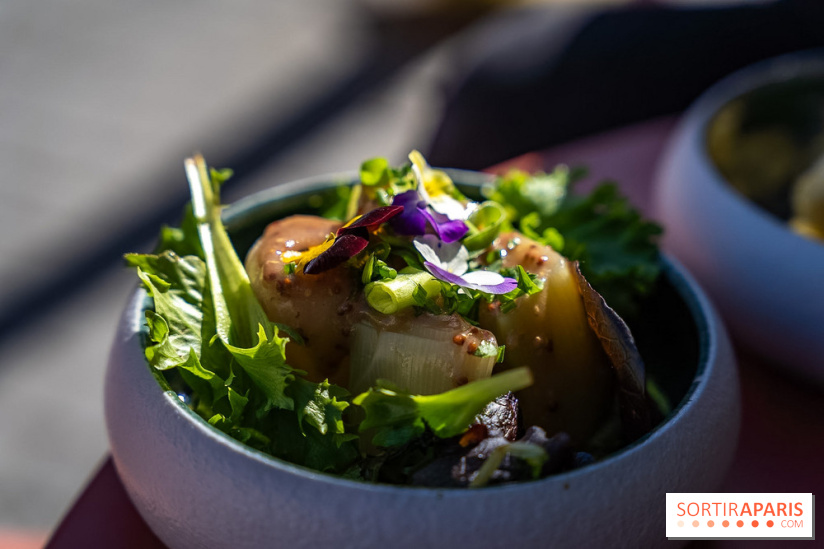 La Petite Marguerite, bouillon des puces de Saint-Ouen 93 - photos - poireaux vinaigrette