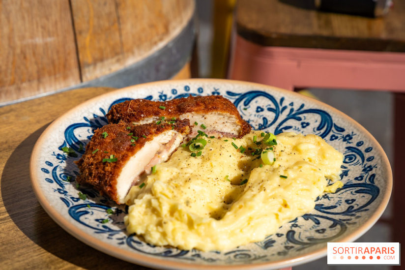 La Petite Marguerite, bouillon des puces de Saint-Ouen 93 - photos - cordon bleu purée maison
