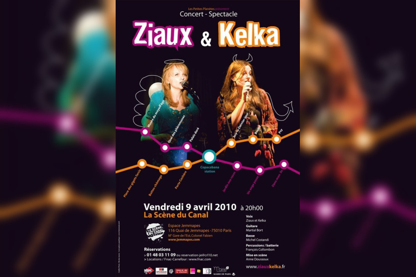 Ziaux et kelka novembre 2010 Paris 
