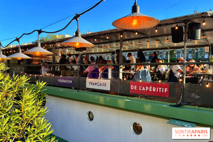 Une péniche-guinguette dédiée à l'apéro sur les quais de Seine