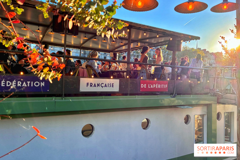 Une péniche-guinguette dédiée à l'apéro sur les quais de Seine