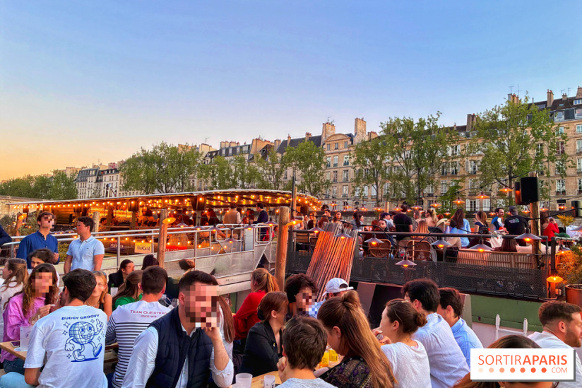 Une péniche-guinguette dédiée à l'apéro sur les quais de Seine
