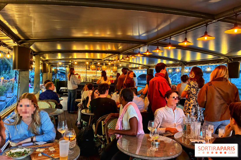 Une péniche-guinguette dédiée à l'apéro sur les quais de Seine