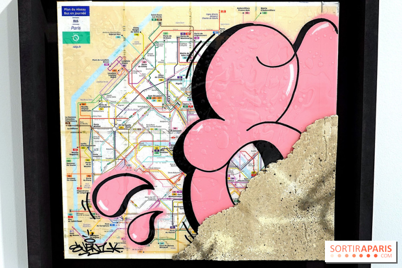 BON PLAN, l'expo de street art autour du plan de métro à Paris - nos photos