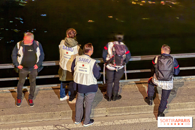 Simulation géante des pompiers de Paris sur les quais parisiens