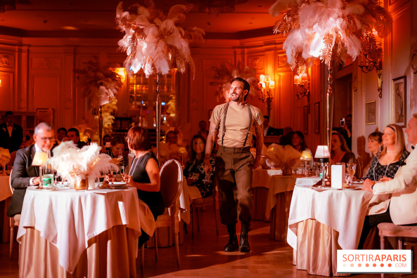 Soirée Gatsby au Ritz Paris, le dîner - spectacle exceptionnel - photos