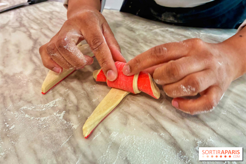 Atelier croissant bicolore