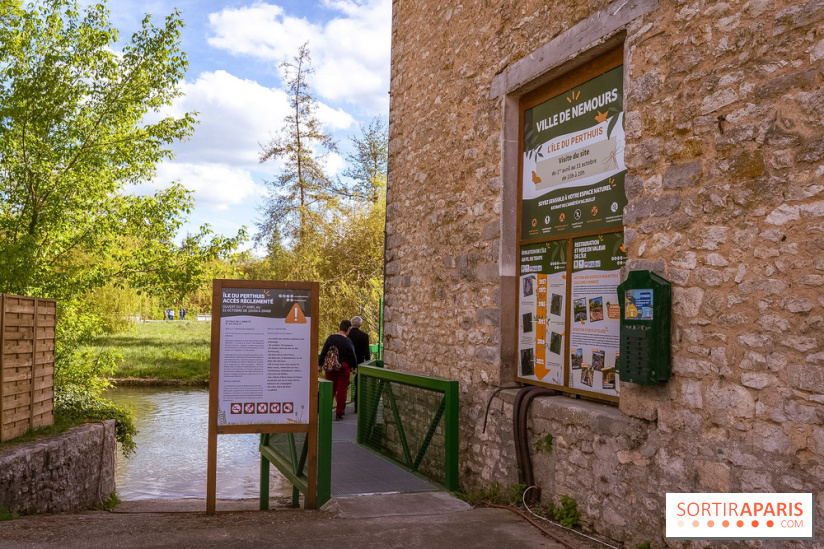 La terrasse du Moulin de Nemours, la guinguette estivale en bord de Loing 77