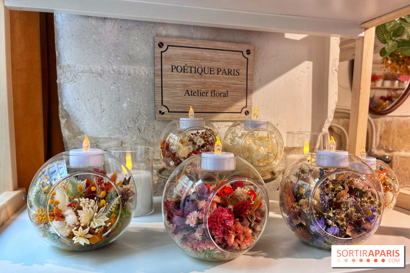 Atelier bougeoir fleurs séchées