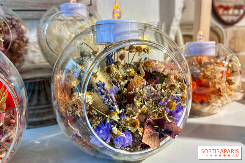 Atelier bougeoir fleurs séchées