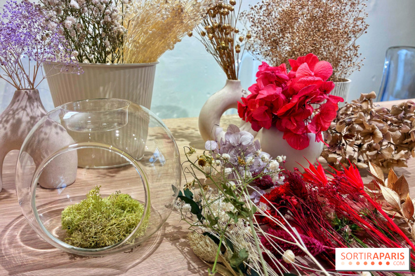 Atelier bougeoir fleurs séchées