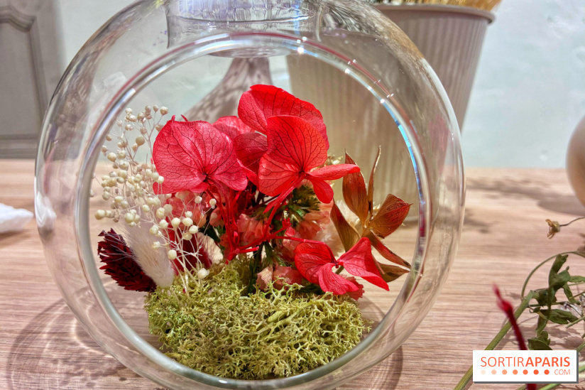 Atelier bougeoir fleurs séchées