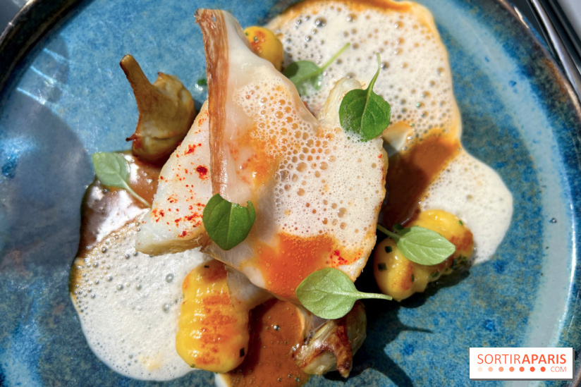 Rooster - Lotte, gnocchis, lard de Colonnata