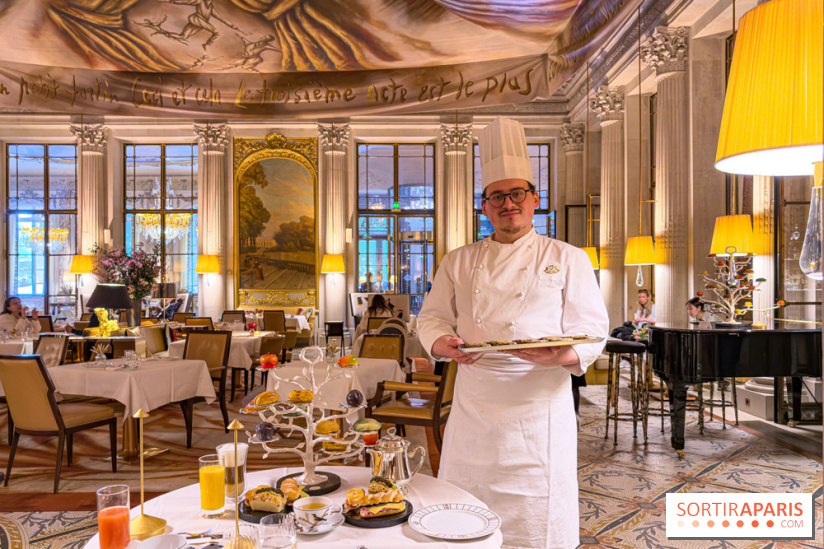 Tea Time de Cedric Grolet au Meurice : pâtisseries trompe l'œil et salé revisité