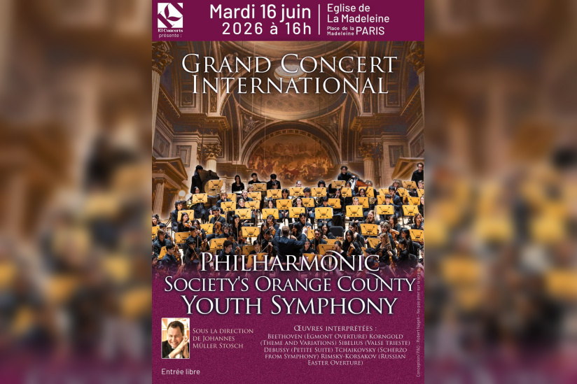50 jeunes musiciens américains en concert à La Madeleine