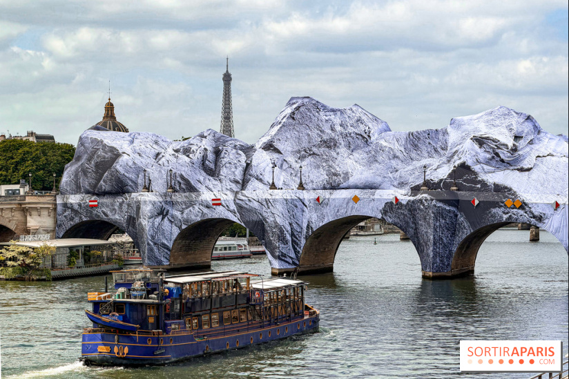 La Caverne du Pont Neuf : le montage de l’installation géante de JR démarre à Paris