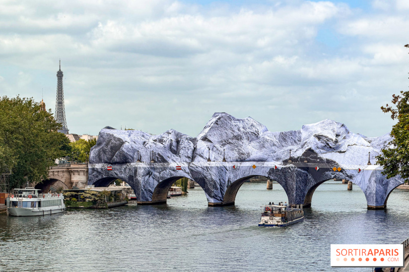 La Caverne du Pont Neuf : le montage de l’installation géante de JR démarre à Paris