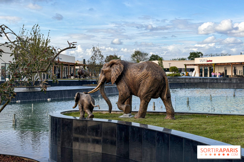Valvert Croix Blanche : le complexe shopping-loisirs XXL en Essonne avec fontaine et parc à dinosaures
