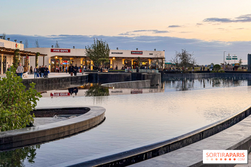 Valvert Croix Blanche : le complexe shopping-loisirs XXL en Essonne avec fontaine et parc à dinosaures