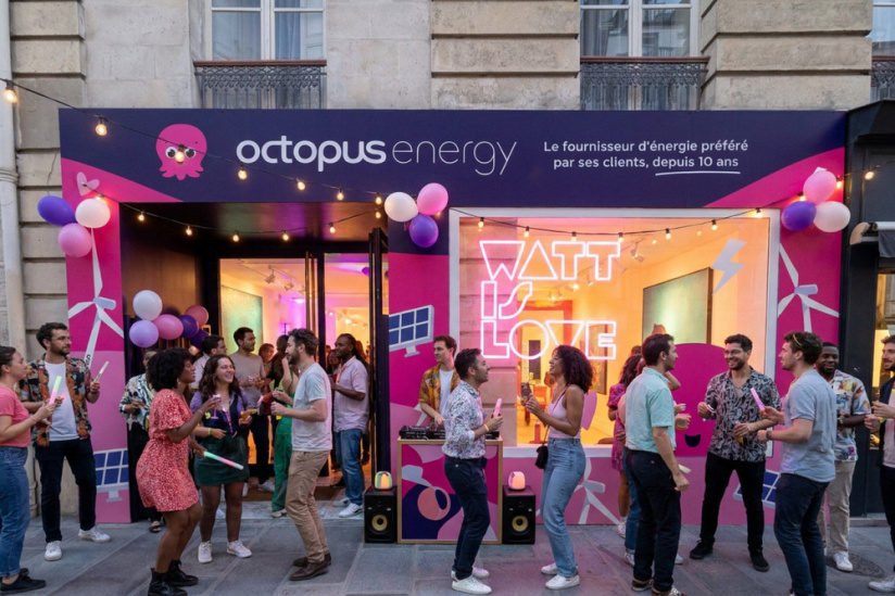 Du fun et des économies d’énergie : Octopus installe son pop-up store à Paris !