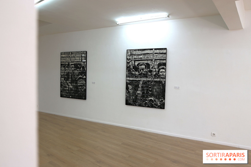 Vhils : nos photos de son exposition à la galerie Danysz à Paris - Seth Expo 8