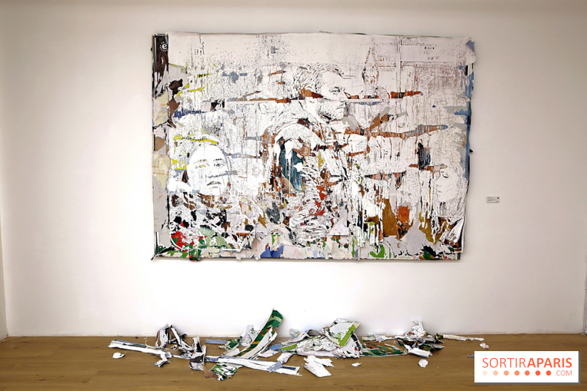 Vhils : nos photos de son exposition à la galerie Danysz à Paris - Seth Expo 13