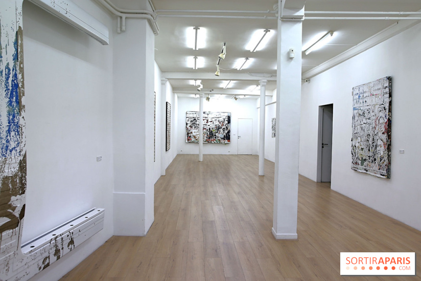Vhils : nos photos de son exposition à la galerie Danysz à Paris - Seth Expo 18