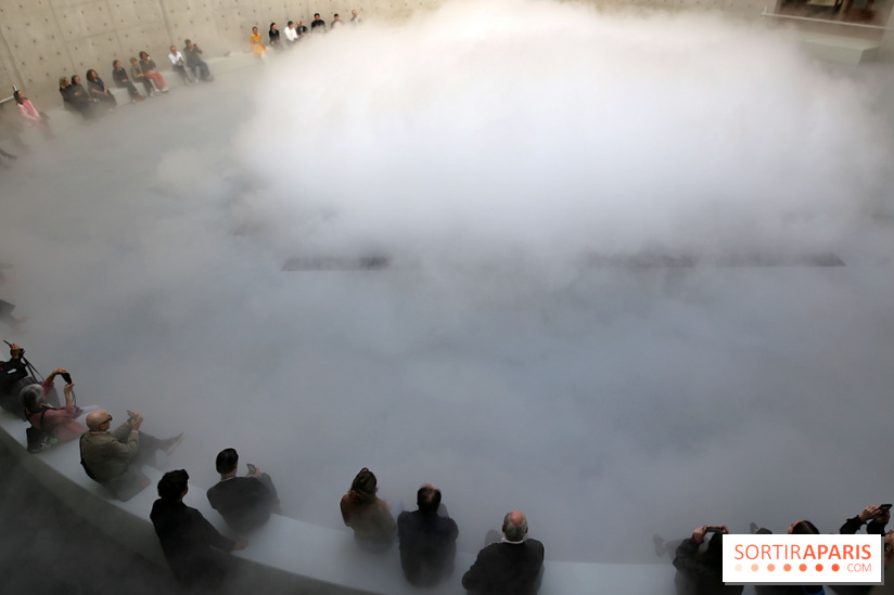 Fujiko Nakaya : nos photos de sa sculpture de brouillard à voir à la Bourse de Commerce