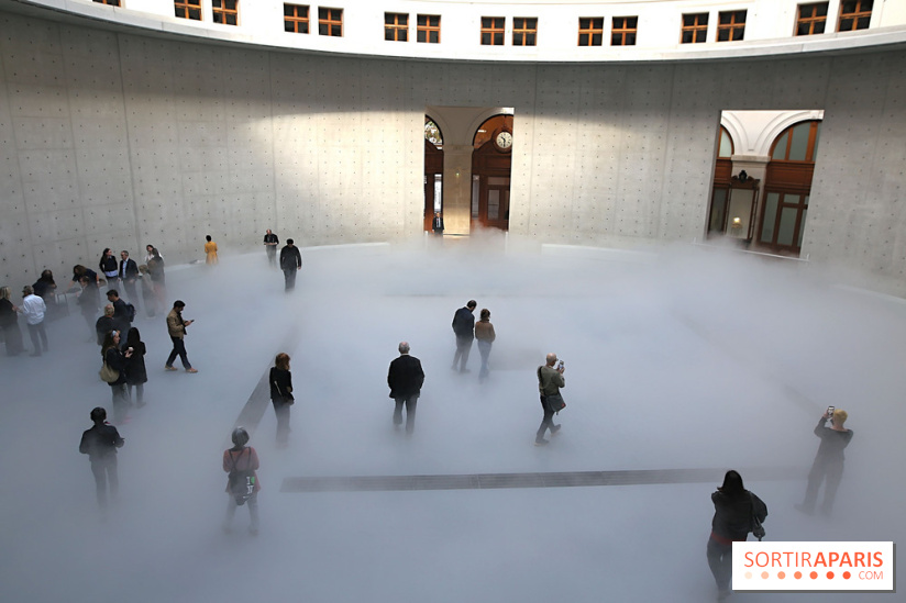 Fujiko Nakaya : nos photos de sa sculpture de brouillard à voir à la Bourse de Commerce
