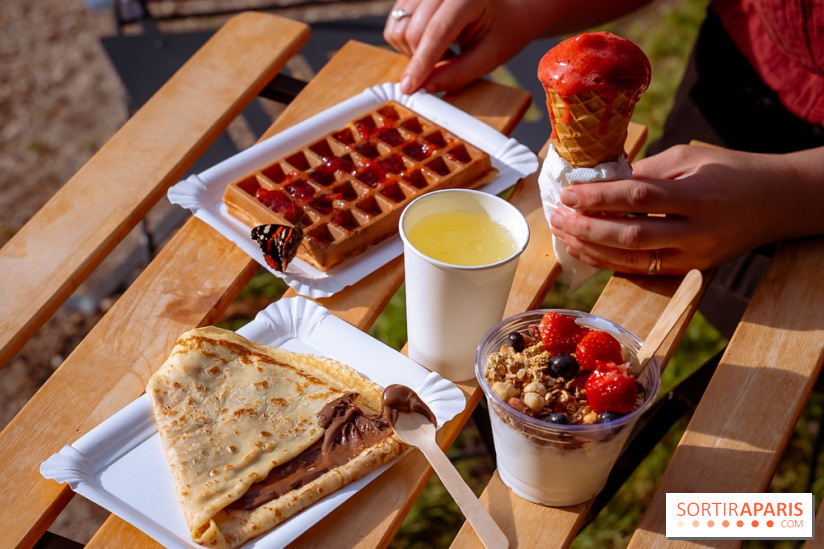 Guinguette du dispensaire et Foodtruck des Écuries au parc du Dispensaire de Sartrouville dans les Yvelines - photos