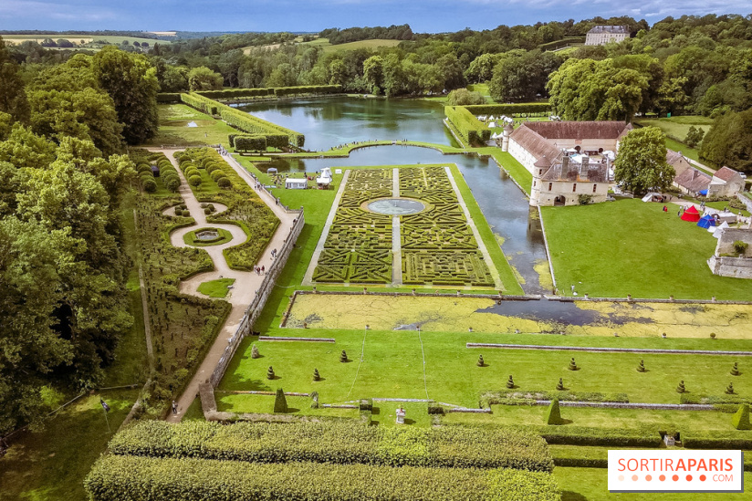Le Domaine de Villarceaux et ses deux châteaux - photos - DJI 0031 D