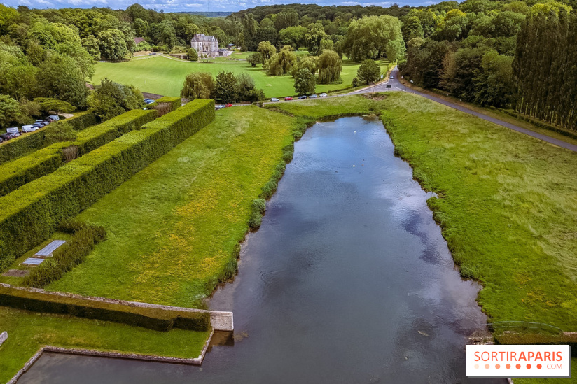 Le Domaine de Villarceaux et ses deux châteaux - photos - DJI 0035 D
