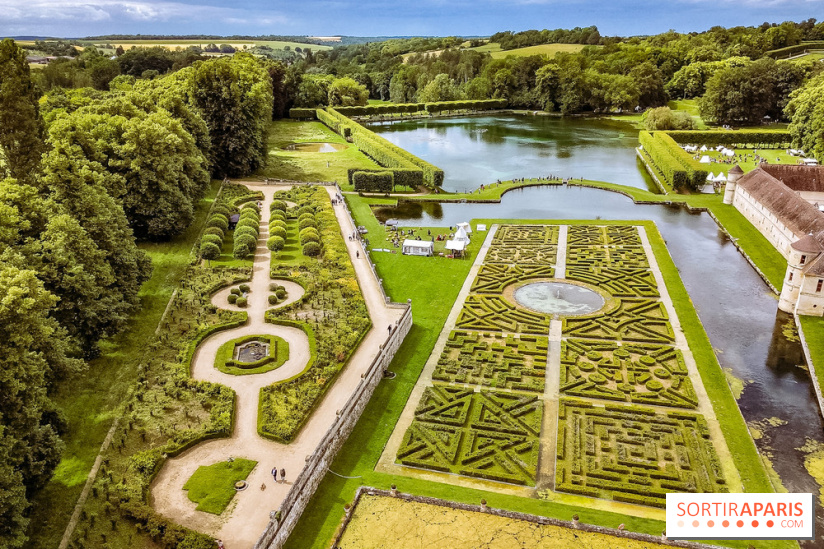 Le Domaine de Villarceaux et ses deux châteaux - photos - DJI 0032 D
