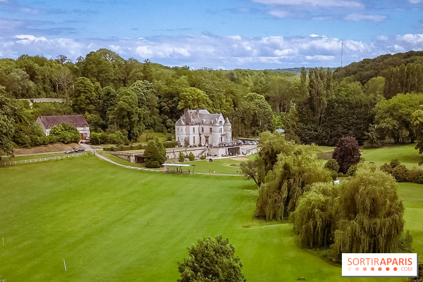 Le Domaine de Villarceaux et ses deux châteaux - photos - DJI 0036 D