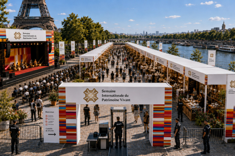 Sous la Tour Eiffel, la Semaine Internationale du Patrimoine Vivant met à l’honneur les savoir-faire du monde