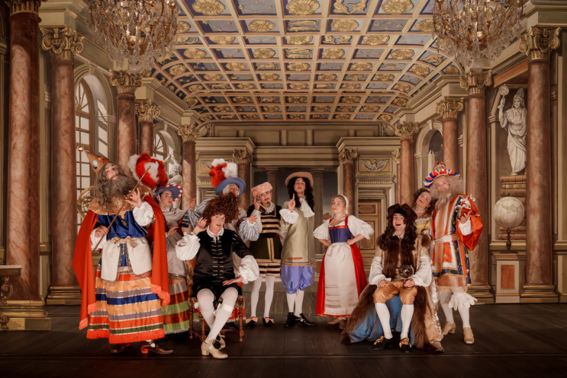 La troupe du Théâtre Molière Sorbonne
